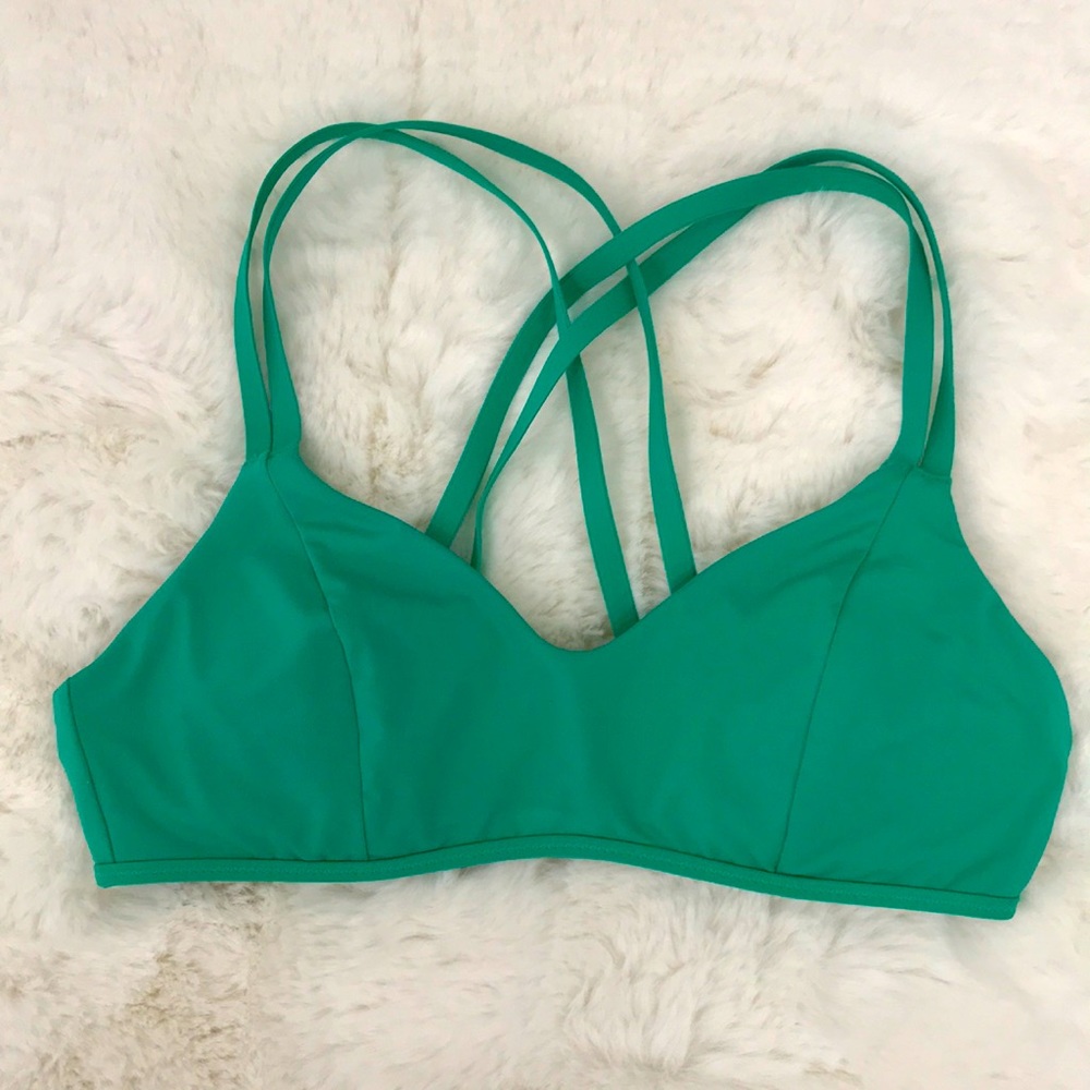 Athleta Swell Strappy Bikini Swim Top Size Small